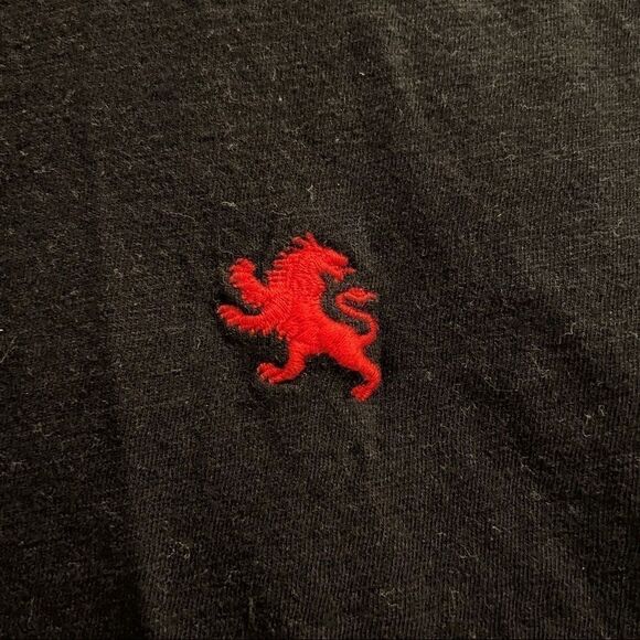Express Black Lion Slub Cotton T-Shirt- Size XXL - Picture 3 of 4